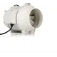 Вентилятор вытяжной Dastech HF-125P D125 мм 32 дБ 284 м³/ч обратный клапан цвет серый
