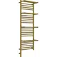 Полотенцесушитель электрический Сунержа Богема 3.0 Л 400x1200 мм 300 Вт с терморегулятором и 4 полками лесенка цвет состаренная бронза