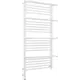 Полотенцесушитель электрический Сунержа Богема 3.0 Л 600x1200 мм 300 Вт с терморегулятором и 4 полками лесенка цвет белый