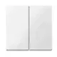 Клавиша двойная Schneider Electric Merten Systeme M MTN432519 цвет полярно-белый