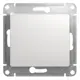 Кнопка нажимная Schneider electric Glossa GSL000115 1 клавиша цвет белый