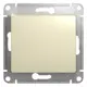 Кнопка нажимная Schneider electric Glossa GSL000215 1 клавиша цвет бежевый