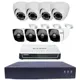 Комплект видеонаблюдения IP 2Мп Ps-Link KIT-B208IP 4 камеры для улицы 4 камеры для помещения
