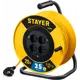Удлинитель на катушке силовой Stayer 55078-20_z01 4 розетки с заземлением 3x1.5 мм 20 м 3500 Вт цвет желтый