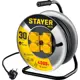 Удлинитель на катушке силовой Stayer 55076-30_z01 4 розетки с заземлением 3x2.5 мм 30 м 4000 Вт цвет желтый