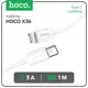 Кабель Hoco X36 Type-C - Lightning 3 А 1 м PD цвет белый