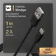 Кабель Windigo Type-C - USB 2 АTPE оплетка 1 м цвет черный