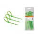 Кабельная стяжка Tdm electric 4.8x400 мм нейлон цвет зеленый 25 шт.