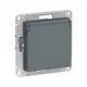 Розетка встраиваемая Systeme electric AtlasDesign 247120 с заземлением со шторками и крышкой цвет грифель