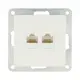 Розетка компьютерная встраиваемая Lk studio LK80 846204-1 RJ-45 кат.5е цвет белый