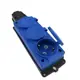 Розетка тройная Ne-ad NVO-KI-K-3-1PEN-16-54-BLUE с заземлением и крышкой 230 В 16 A цвет синий
