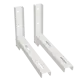 Кронштейн складной поворотный Upforming 10x40 см цвет белый (ral 9003)