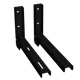 Кронштейн складной поворотный Upforming 10x40 см цвет черный (ral 9005)