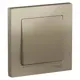 Выключатель встраиваемый Systeme electric AtlasDesign ATN000512 1 клавиша цвет шампань 2 шт.