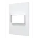 Площадка торцевая Era ПТГ фланец 60x120 горизонтальная 180x250 пластик