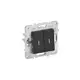 Выключатель встраиваемый Iek Skandy SK-V20-1-10-K02 2 клавиши с подсветкой цвет черный