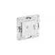 Розетка компьютерная двойная встраиваемая Iek Skandy SK-K20-1-K01 RJ45 Cat 5E цвет арктический белый