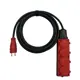 Удлинитель-шнур Itok i-connect-color-SU-PVS-215-4-54-7-red 4 розетки без заземления 2x1.5 мм 7 м 3500 Вт цвет красный