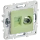 Розетка для телевизора и компьютера встраиваемая Iek Skandy SK-AK20-2-K06 RJ45 Cat 6E цвет мятный