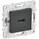 Розетка HDMI встраиваемая Iek Skandy SK-H10-K48 цвет титан