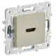 Розетка HDMI встраиваемая Iek Skandy SK-H10-K10 цвет бежевый