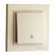 Выключатель проходной встраиваемый Mono electric Despina 102-170025-109 1 клавиша цвет кремовый