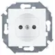 Розетка одинарная встраиваемая Simon 1591444-030 16 А 230 В IP20 Белый 2 шт.