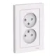 Розетка встраиваемая Schneider electric AtlasDesign ATN000122 цвет белый