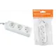 Удлинитель бытовой TDM Electric SQ1303-0201 3 розетки без заземления 2x0.75 мм 3 м цвет белый