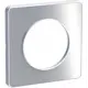 Рамка для розеток Schneider Electric Odace 1 пост цвет алюминий