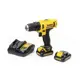 Дрель-шуруповерт аккумуляторная DeWalt DCD710C2-KS, 10.8 В Li-Ion 2x1.3 Ач