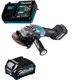 УШМ аккумуляторная бесщеточная Makita GA029GA101, 40 В Li-Ion 1x2 Ач, 125 мм