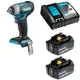 Гайковерт аккумуляторный Makita DTW180RGE, 18 В Li-Ion 2x6 Ач, 180 Нм