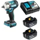 Гайковерт аккумуляторный бесщеточный Makita DTW302RME, 18 В Li-Ion 2x4 Ач, 500 Нм