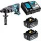 Перфоратор аккумуляторный Makita DHR241RGE SDS+ 20Дж 18В Li-Ion 2x6Ач