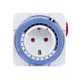 Розетка с таймером механическая Rucelf TM-15-24R 16 А 3680 Вт IP20 суточная