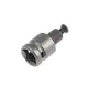 Адаптер для гайковерта Тундра 7443396, CrV, с квадрата 1/2" на резьбу 1/2", длина 35 мм