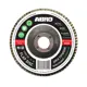 Круг лепестковый торцевой конический КЛТ2 Abro Р120 120x22.2 мм, 5 шт