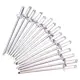 Заклепочник с набором заклепок Deli Tools DL236910T, 265 мм