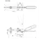 Зажим с горизонтальной рукоятью Hs Clamp HS-21385