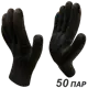 Перчатки хлопковые Master-Pro Антрацит 3010-ANT-50, размер 9/L, 50 шт