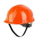 Каска защитная полиэтиленовая Ампаро Бленхейм 116508, оранжевая с укороченным козырьком