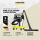 Пылесос строительный Пылесос строительный Karcher KWD 3 S V-15/4/20 LE, 1000 Вт, 15 л