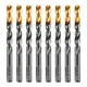 Сверло спиральное по металлу HSS Denzel Golden Tip 717222 10x156 мм, 8 шт