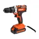 Дрель-шуруповерт аккумуляторная Kingqueen KQ-101k 10348519, 18 В Li-Ion 2x2 Ач