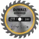 Диск пильный по дереву Dewalt DT20420-QZ 24T 115x9.5x1.5 мм