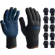 Перчатки хлопковые Зубр 11462-H10, размер L-XL, утепленные