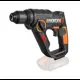 Перфоратор аккумуляторный универсальный Worx WX390.9, 20 В Li-Ion, без АКБ и ЗУч, 1.2 Дж