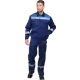 Костюм рабочий Мастер Люкс цвет темно-синий/василек размер 104-108 рост 170-176 см