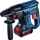Перфоратор аккумуляторный бесщеточный SDS Plus Bosch Professional GBH 180-LI BL Set 0611911121, 18 Вт Li-Ion 1x4 Ач, 2 Дж